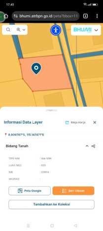 Dijual Tanah di Badung, Luas 620m2 SHM Dijual Tanah di Badung, Luas 620m2 SHM