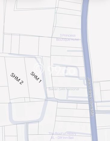 Kavling Tanah untuk Dijual di Jimbaran, Badung, Luas 6039m2 Kavling Tanah untuk Dijual di Jimbaran, Badung, Luas 6039m2