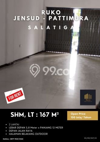 Ruko Disewa di Salatiga dengan LB 80m2 Area Komersial Ramai Ruko Disewa di Salatiga dengan LB 80m2 Area Komersial Ramai