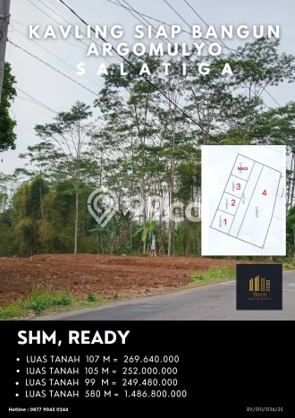 Tanah Dijual di Salatiga Seluas 200m2 Strategis Tanah Dijual di Salatiga Seluas 200m2 Strategis