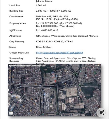 Gudang Dijual Lokasi Stratagis di Kelapa Gading Jakarta Utara Cocok untuk Investasi Gudang Dijual Lokasi Stratagis di Kelapa Gading Jakarta Utara Cocok untuk Investasi