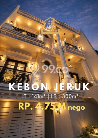 Rumah Mewah Siap Huni LT 141m2 di Kebon Jeruk, Jakarta Barat Rumah Mewah Siap Huni LT 141m2 di Kebon Jeruk, Jakarta Barat