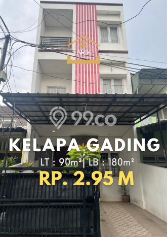 Hunian Eksklusif Dijual LT 90m2 di Kelapa Gading, Jakarta Utara Hunian Eksklusif Dijual LT 90m2 di Kelapa Gading, Jakarta Utara