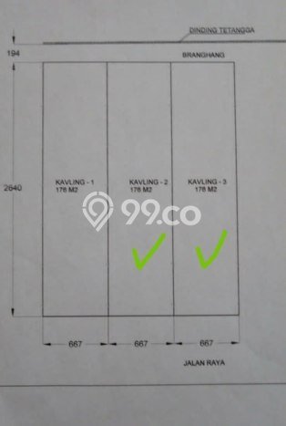 Dijual Tanah 176m2 di Buah Batu, Bandung Dijual Tanah 176m2 di Buah Batu, Bandung