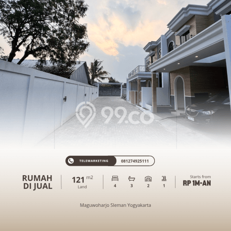 Jual Rumah Eksklusif 4 KT di Maguwoharjo, Yogyakarta Jual Rumah Eksklusif 4 KT di Maguwoharjo, Yogyakarta