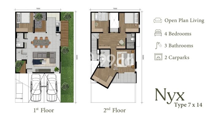 Rumah Strategis Modern Lb 126m2 di Cisauk, Tangerang Rumah Strategis Modern Lb 126m2 di Cisauk, Tangerang