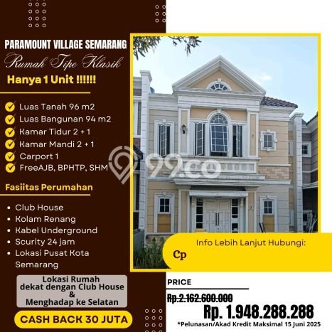 Hunian Nyaman Asri 3 KT Siap Huni di Simongan Semarang Hunian Nyaman Asri 3 KT Siap Huni di Simongan Semarang