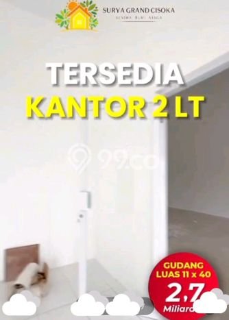 Gudang di Cisoka, Luas 313m2m², Area Komersial, Strategis Gudang di Cisoka, Luas 313m2m², Area Komersial, Strategis