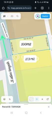 Tanah Strategis Dijual di Antapani Bandung 211m2 Tanah Strategis Dijual di Antapani Bandung 211m2