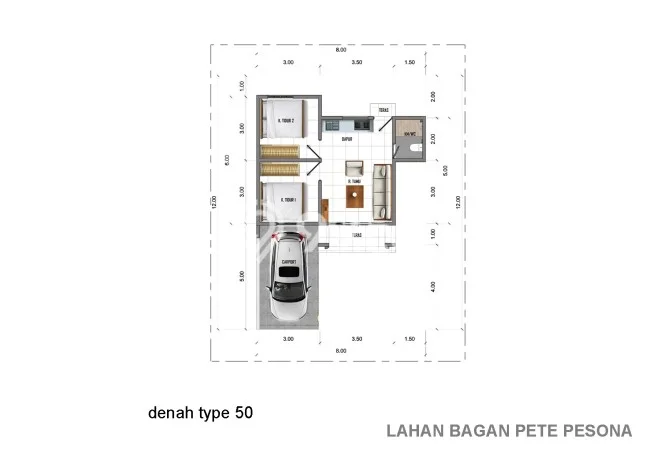 Rumah EXCLUSIVE! di Jambi Timur, Jambi, Luas 300m2m² LB 50m2m², BISA KPR Rumah EXCLUSIVE! di Jambi Timur, Jambi, Luas 300m2m² LB 50m2m², BISA KPR