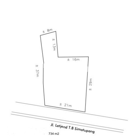 Dijual Tanah Lokasi TB Simatupang, Jakarta Selatan Seluas 734m2 Dijual Tanah Lokasi TB Simatupang, Jakarta Selatan Seluas 734m2