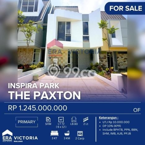 Rumah Exclusive LT 72m2m² / LB 80m2m² di Kawasan Nyaman Bunulrejo, Malang Rumah Exclusive LT 72m2m² / LB 80m2m² di Kawasan Nyaman Bunulrejo, Malang
