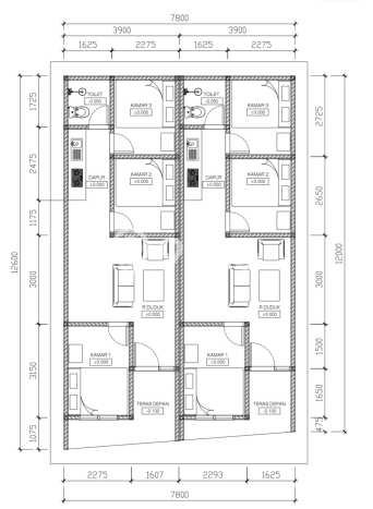 Rumah Modern 3 KT di Condet Jakarta Timur Rumah Modern 3 KT di Condet Jakarta Timur