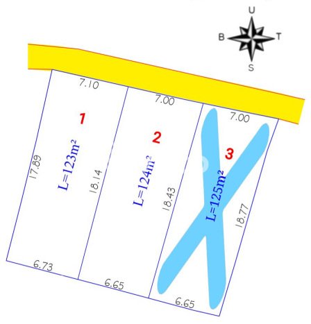 Dijual Tanah di Panjer, Luas 123m², Area Potensial, Kontur Datar Dijual Tanah di Panjer, Luas 123m², Area Potensial, Kontur Datar