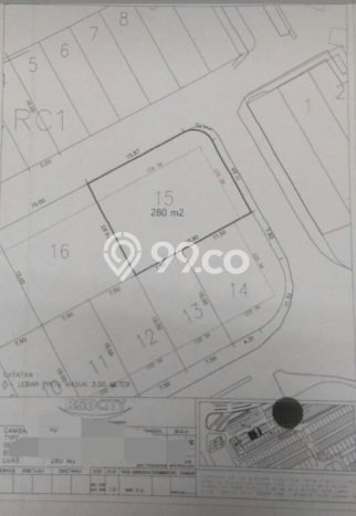Tanah di BSD, Tangerang Selatan Luas 282m2 Dijual Segera Tanah di BSD, Tangerang Selatan Luas 282m2 Dijual Segera