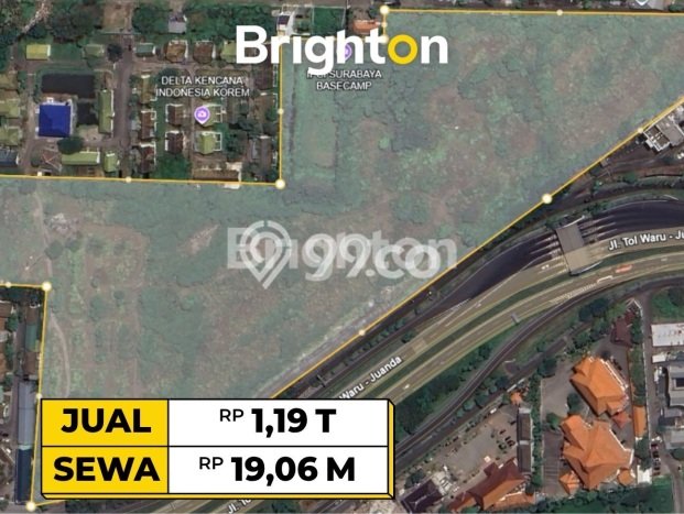 Kavling Tanah di Gayungan Dijual Luas 79447m2 Legalitas - Kavling Tanah di Gayungan Dijual Luas 79447m2 Legalitas -
