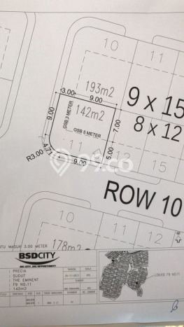 Tanah Kavling Dijual di BSD Eminent, Tangerang dengan Luas Tanah 142m2 Tanah Kavling Dijual di BSD Eminent, Tangerang dengan Luas Tanah 142m2