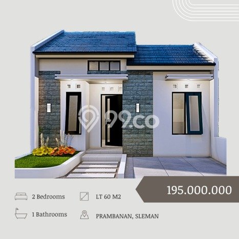 Rumah Idaman Keluarga 2 Kamar Lokasi Tenang di Prambanan, Sleman Rumah Idaman Keluarga 2 Kamar Lokasi Tenang di Prambanan, Sleman
