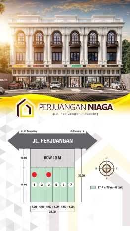 Ruko Kawasan Medan Tembung, Luas 200m2m², Area Berkembang Ruko Kawasan Medan Tembung, Luas 200m2m², Area Berkembang