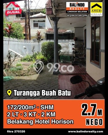For Sale! Premium House LT 172m2 Desain Elegan di Turangga For Sale! Premium House LT 172m2 Desain Elegan di Turangga