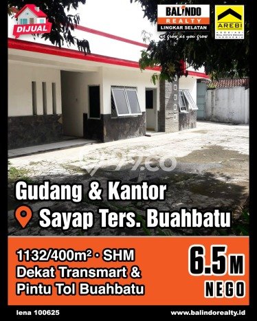Unit Gudang Dijual di Batununggal Bandung Luas Tanah 1132m2, Luas Bangunan 400m2 Unit Gudang Dijual di Batununggal Bandung Luas Tanah 1132m2, Luas Bangunan 400m2