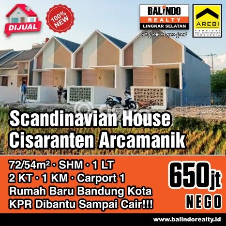 Rumah Berkualitas Arcamanik, Bandung, Luas 72m² Bangunan 55m² Rumah Berkualitas Arcamanik, Bandung, Luas 72m² Bangunan 55m²