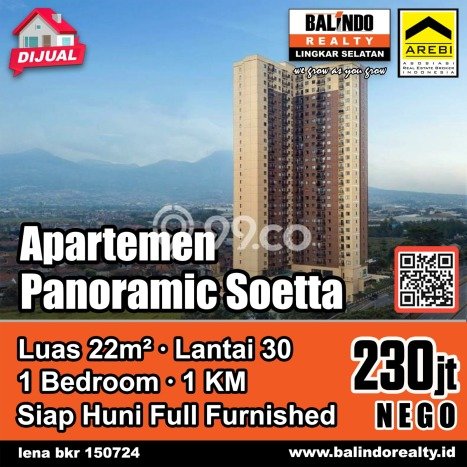 Apartemen Minimalis di Arcamanik Bandung dengan 1 KT & 1 KM Apartemen Minimalis di Arcamanik Bandung dengan 1 KT & 1 KM