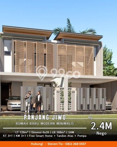 Rumah Modern Cantik 4 KT Bisa Langsung Pindah di Tenggilis Mejoyo Rumah Modern Cantik 4 KT Bisa Langsung Pindah di Tenggilis Mejoyo