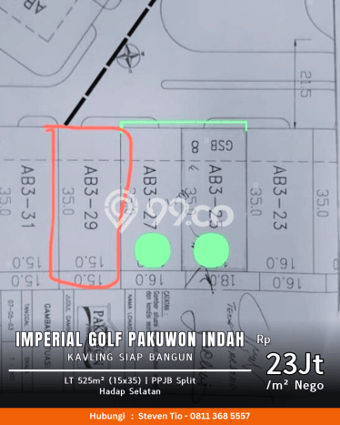 Jarang Ada! Tanah di Wiyung Punya Luas 525m2 PPJB Jarang Ada! Tanah di Wiyung Punya Luas 525m2 PPJB