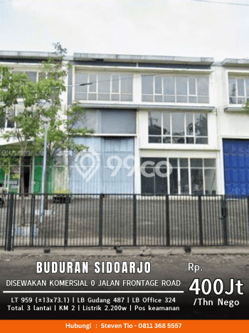 Disewakan Ruko Premium di Sidoarjo, Luas 811m2m², Area Utama Disewakan Ruko Premium di Sidoarjo, Luas 811m2m², Area Utama
