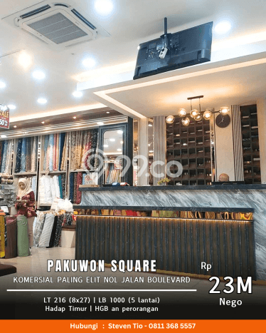 Komersial Bagus Dijual di Pakuwon Indah Surabaya Lokasi Strategis Cocok untuk Kembangkan Bisnis Komersial Bagus Dijual di Pakuwon Indah Surabaya Lokasi Strategis Cocok untuk Kembangkan Bisnis