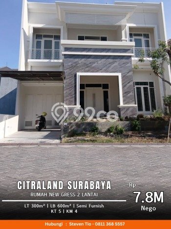 Hunian Mewah Dijual LT 300m2 di Wiyung, Surabaya Hunian Mewah Dijual LT 300m2 di Wiyung, Surabaya