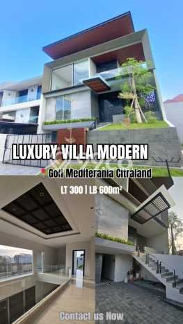 Jual Rumah Mewah Megah Dengan View Eksklusif di Citraland, Surabaya Jual Rumah Mewah Megah Dengan View Eksklusif di Citraland, Surabaya