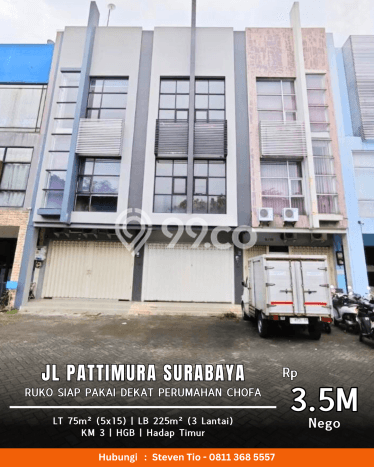Ruko Dijual di Surabaya LT 75m2 & LB 225m2 Lokasi Terbaik! Ruko Dijual di Surabaya LT 75m2 & LB 225m2 Lokasi Terbaik!