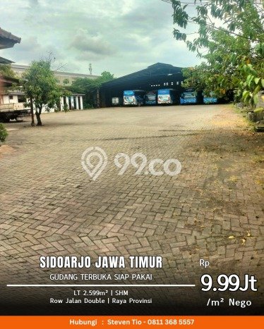 Gudang Bagus LT 2599m2 LB 2599m2 Dijual di Sidoarjo Sidoarjo Gudang Bagus LT 2599m2 LB 2599m2 Dijual di Sidoarjo Sidoarjo