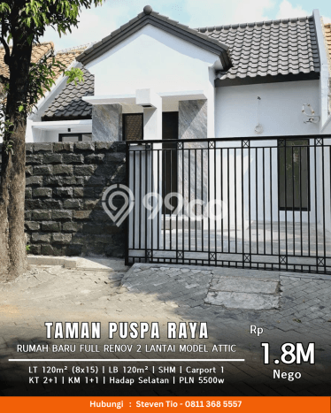 Dijual Rumah Minimalis Bagus Punya 3 KT di Wiyung Surabaya SHM Dijual Rumah Minimalis Bagus Punya 3 KT di Wiyung Surabaya SHM
