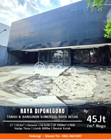 Komersial Dijual di Prime Area Surabaya Luas 650m2 Komersial Dijual di Prime Area Surabaya Luas 650m2