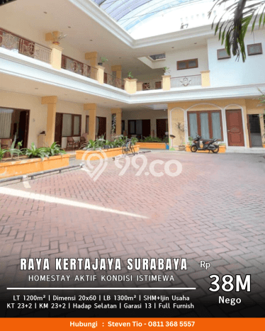 Kost Dijual di kertajaya dengan 25 KT dan Luas 1300m2 Kost Dijual di kertajaya dengan 25 KT dan Luas 1300m2