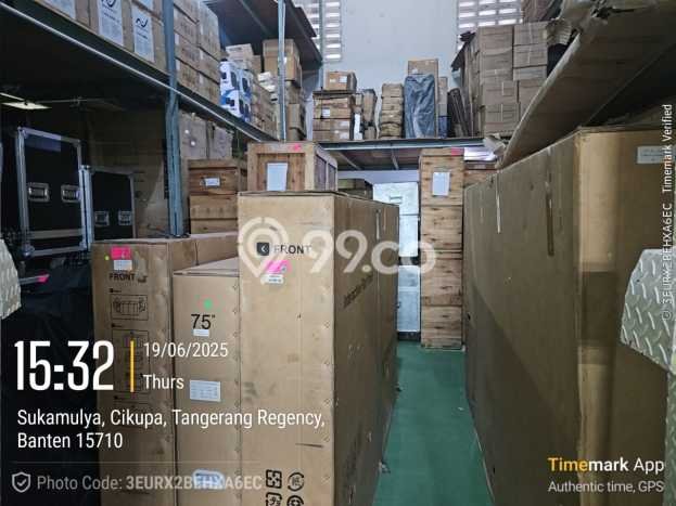 Unit Gudang Dijual di Cikupa Tangerang Luas Bangunan 250m2 Unit Gudang Dijual di Cikupa Tangerang Luas Bangunan 250m2
