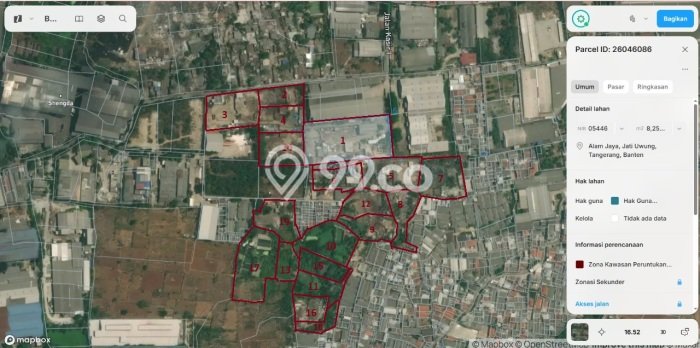 Dijual Tanah di Tangerang, Luas 6m2 SHM Dijual Tanah di Tangerang, Luas 6m2 SHM
