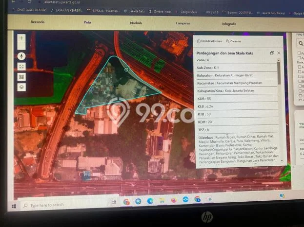 Dijual Tanah Lokasi Gatot Subroto, Jakarta Selatan Seluas 5623m2 Dijual Tanah Lokasi Gatot Subroto, Jakarta Selatan Seluas 5623m2