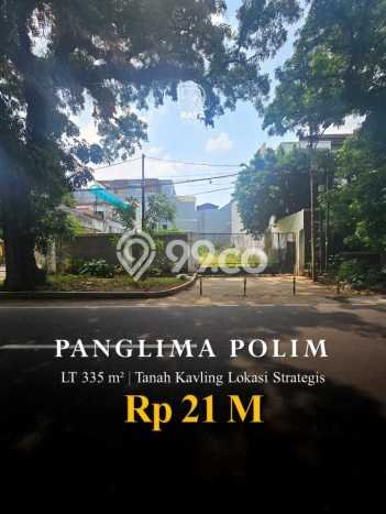 Kavling Tanah untuk Dijual di Panglima Polim, Jakarta Selatan, Luas 335m2 Kavling Tanah untuk Dijual di Panglima Polim, Jakarta Selatan, Luas 335m2