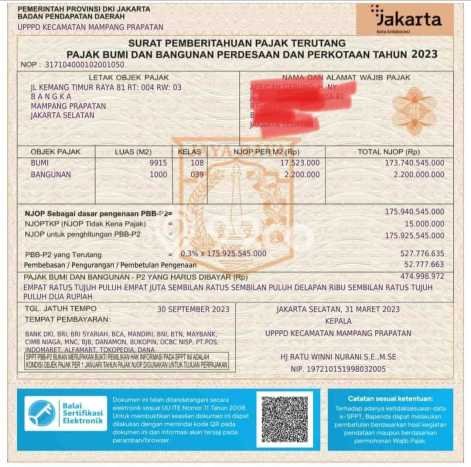Tanah Investasi Dijual di Jakarta Selatan Punya Luas 9915m2 Tanah Investasi Dijual di Jakarta Selatan Punya Luas 9915m2