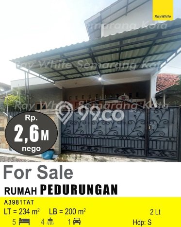 Rumah Bagus area Majapahit, Semarang, Luas Tanah 234m², LB 200m² Rumah Bagus area Majapahit, Semarang, Luas Tanah 234m², LB 200m²
