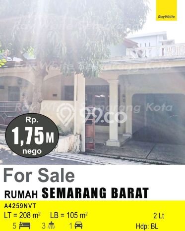 For Sale Rumah 5 Kamar Lokasi Strategis Nyaman dan Strategis di Semarang Barat For Sale Rumah 5 Kamar Lokasi Strategis Nyaman dan Strategis di Semarang Barat