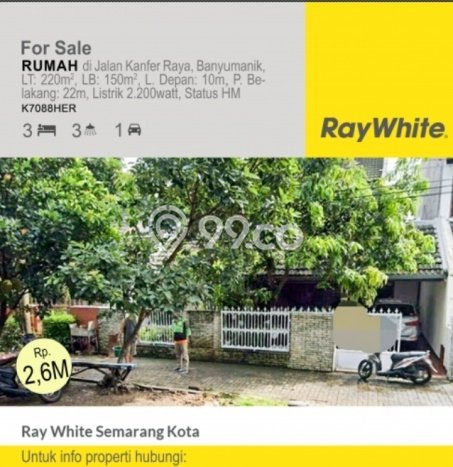 Hunian Mewah Dijual LT 220m2 di Banyumanik, Semarang Hunian Mewah Dijual LT 220m2 di Banyumanik, Semarang