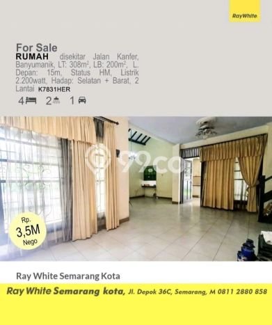 Rumah Mewah Siap Huni LT 308m2 di Banyumanik, Semarang Rumah Mewah Siap Huni LT 308m2 di Banyumanik, Semarang