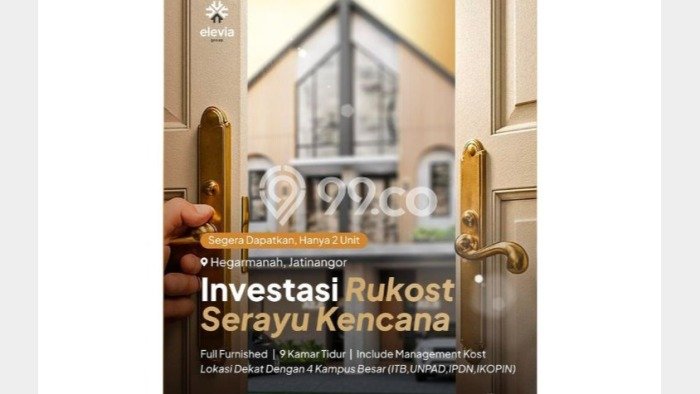 Kost untuk Dijual di Jatinangor Punya 9 Kamar Kost untuk Dijual di Jatinangor Punya 9 Kamar