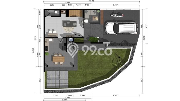 Hunian Cantik Modern Lb 70m2 di Arcamanik, Bandung Hunian Cantik Modern Lb 70m2 di Arcamanik, Bandung