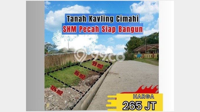 Tanah Investasi Dijual di Bandung Punya Luas 86m2 Tanah Investasi Dijual di Bandung Punya Luas 86m2